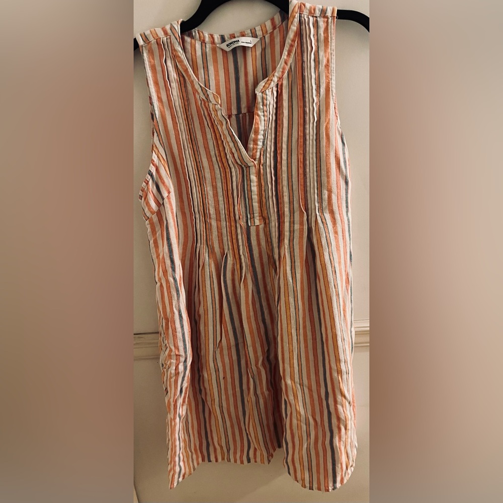 Sonoma Goods For Life Sleeveless MIDI Dress with Pockets